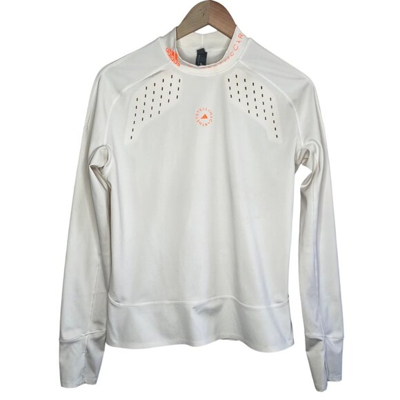Adidas Stella McCartney TruePur Long Sleeve Tee Activewear Cycling Top Large - Picture 1 of 15